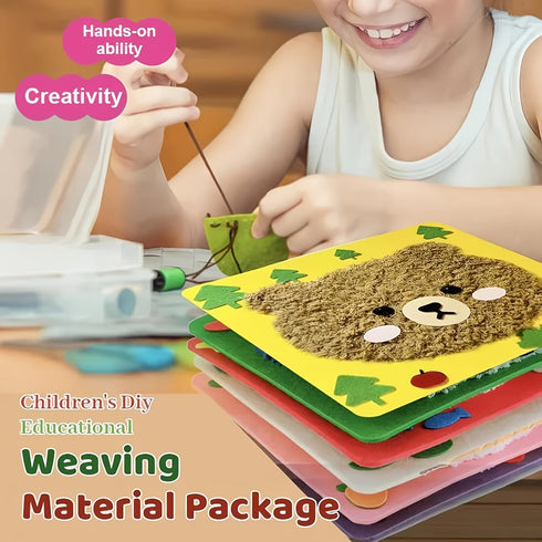 Needle Art Kit – DIY Creative Craft Set for Kids (Ages 3+) | Boosts Creativity, Focus & Hand-Eye Coordination