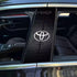 Carbon Fibre Car Center Column Protector(With Custom Car Logo)2pc | Easy Install