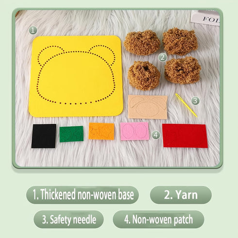 Needle Art Kit – DIY Creative Craft Set for Kids (Ages 3+) | Boosts Creativity, Focus & Hand-Eye Coordination