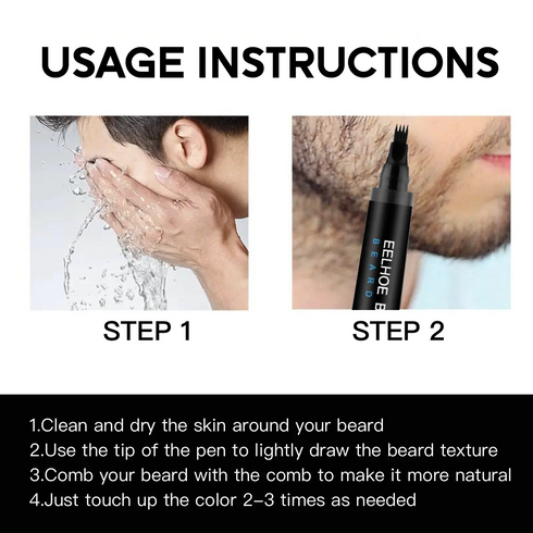EELHOE Beard Filler Pen Kit for Men