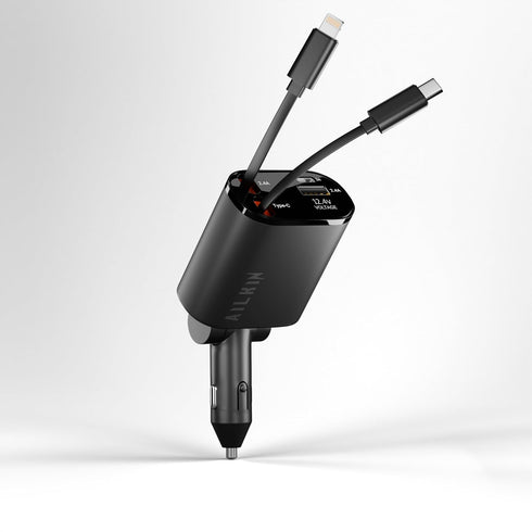 4 in 1 Retractable Car Charger