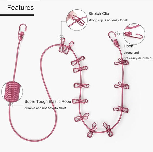 Retractable and Portable Clothesline
