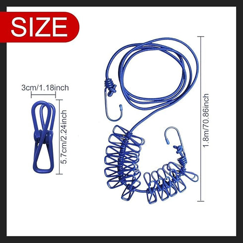 Retractable and Portable Clothesline