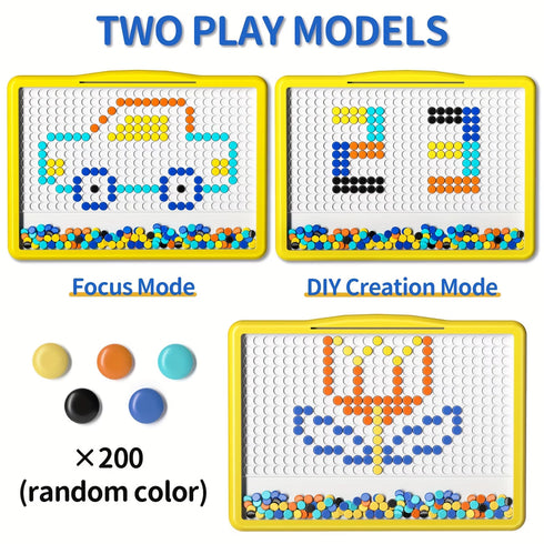Magnetic Doodle Board with Pen (π₯20 Free Pattern Cards)