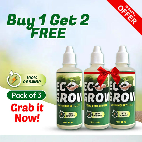 EcoGrow™ - 100% Organic Plant Boost Biofertilizer | BUY 1 GET 2 FREE
