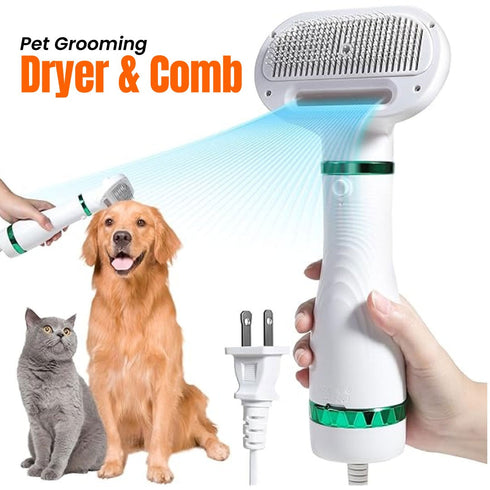 2-in-1 Pet Hair Dryer & Brush | 60% OFF | Premium Quality