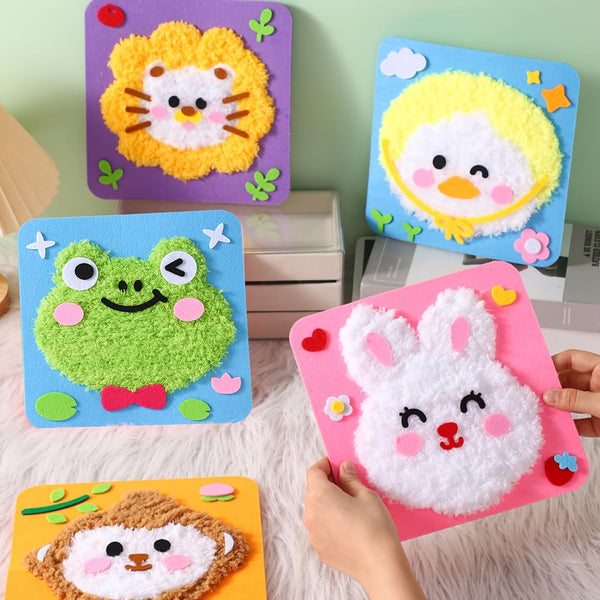 Needle Art Kit – DIY Creative Craft Set for Kids (Ages 3+) | Boosts Creativity, Focus & Hand-Eye Coordination | Premium Quality