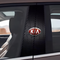 Carbon Fibre Car Center Column Protector(With Custom Car Logo)2pc | Easy Install